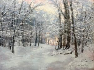Jeanne Rosier Smith Winter Wonderland Pastel Painting