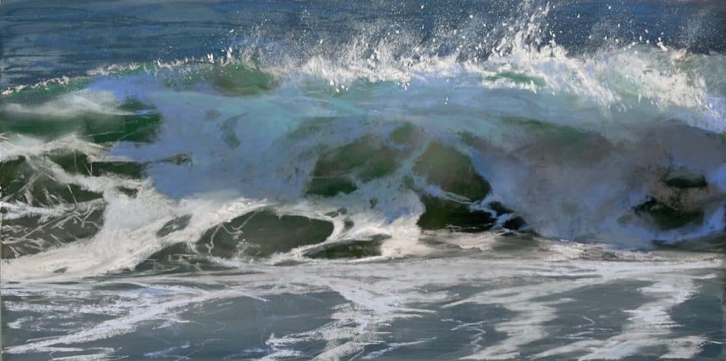 Jeanne Rosier Smith pastel painting from the Seafoam Light and Shadow video series