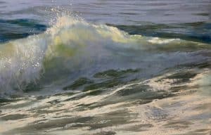 Jeanne Rosier Smith pastel painting from live demo