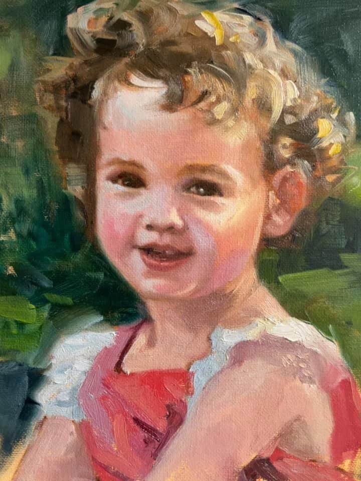 Jessica Henry Gray Portrait painting