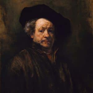 Picture of Rembrandt self portrait