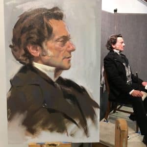 Gavin Glakas Portrait painting demo