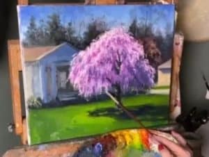 Jessica Henry Gray oil painting demo