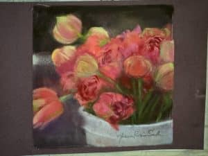 Jeanne Rosier Smith pastel flower painting