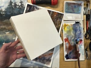 SG-Watercolor Paper Mounting Techniques