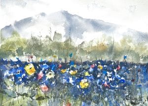 SG-PaintAlong: Wildflower Landscapes Week 1
