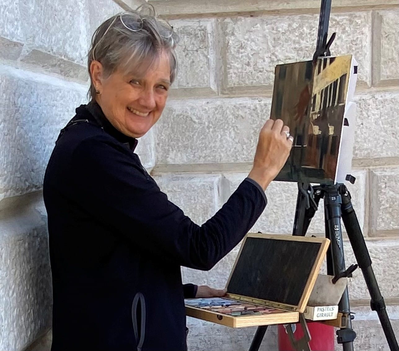 Liz Haywood-Sullivan teaching at a live demo