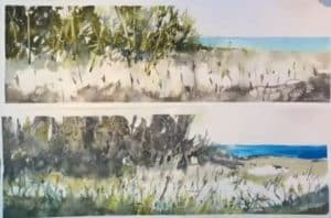 SG-PaintAlong: Wildflower Landscapes Week 2