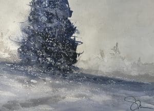 SG-Paint Along: Winter Landscapes 2026 Day 1