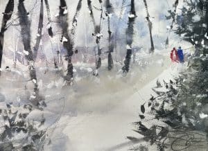 SG-Paint Along: Winter Landscapes 2026 Day 2