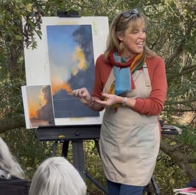 Jeanne Rosier Smith teaching at a live demo
